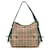 Beige Burberry Haymarket Check Canterbury Tote Leather  ref.1389641