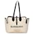 Beige Burberry Soft Belt Canvas Tote Bag Leather  ref.1389660