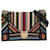 Borsa a tracolla Diorama media a righe con perline Multi Dior Multicolore Pelle  ref.1389680