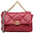 Red Chanel Large Lambskin 19 Flap Satchel Leather  ref.1389683