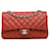 Bolso de hombro con solapa y forro de caviar clásico mediano Chanel rojo Roja Cuero  ref.1389688