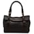 Braune Bottega Veneta Intrecciato Handtasche Leder  ref.1389695