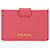 Pink Prada Saffiano Card Holder Leather  ref.1389716