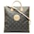 Bolso satchel gris Gucci GG Off the Grid de nailon Cuero  ref.1389760