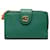 Grünes, mittelgroßes Gucci-Portemonnaie aus Bambus mit Lederfutter  ref.1389761
