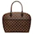Brown Louis Vuitton Damier Ebene Sarria Horizontal Handbag Leather  ref.1389770