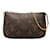 Brown Louis Vuitton Monogram Mini Pochette Accessoires Handbag Cloth  ref.1389776