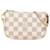 White Louis Vuitton Damier Azur Mini Pochette Accessoires Handbag Cloth  ref.1389814