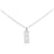 Tiffany & Co Silberne Tiffany-Diamant-Atlas-Bar-Anhänger-Halskette Weißgold  ref.1389842