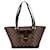 Brown Louis Vuitton Damier Ebene Manosque PM Shoulder Bag Cuir Marron  ref.1389850