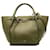 Big Bag Céline Bolsa Celine Pequena Grande Verde Couro  ref.1389866