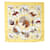 Sciarpa di seta gialla Hermès Auteuil en Mai Sciarpe Giallo  ref.1389891