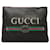 Schwarze Gucci-Clutch aus Leder mit Gucci-Logo  ref.1389911