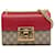 Brown Gucci Small GG Supreme Padlock Crossbody Bag Cloth  ref.1389934