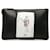 Black Fendi Jokarl Logo Leather Pouch  ref.1389947