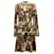 Autre Marque Vintage Tan & Multicolor Miguel Adrovar Fall/Winter 2002 Wool Floral Skirt Suit Size US S Camel  ref.1389962