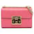 Pink Gucci Small Guccissima Padlock Crossbody Bag Leather  ref.1389976