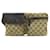 Brown Gucci GG Canvas Web Double Pocket Belt Bag Cloth  ref.1389988
