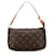 Brown Louis Vuitton Monogram Pochette Accessoires Shoulder Bag Leather  ref.1390007