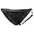 Pochette triangulaire en cuir Prada noire  ref.1390014