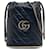 Navy Gucci Mini Torchon GG Marmont Bucket Bag Navy blue Leather  ref.1390017