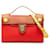 Rote Dior Mini-Diorever-Umhängetasche aus Leder  ref.1390035