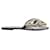 Black & White Sophia Webster Madame Butterfly Slide Sandals Size 40 Cloth  ref.1390055