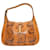 Cognac & Black Gucci Small Jackie 1961 Python Handbag Orange Exotic leather  ref.1390057