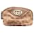 Brown Gucci GG Canvas Sukey Cosmetic Pouch Leather  ref.1390068