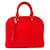 Bolso rojo Louis Vuitton Epi Alma PM Roja Cuero  ref.1390075