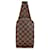 Brown Louis Vuitton Damier Ebene Geronimos Crossbody Bag Cloth  ref.1390136