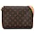 Bolso de hombro con correa corta Louis Vuitton Monogram Musette Tango marrón Castaño Cuero  ref.1390140