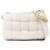 Bolso bandolera pequeño con diseño acolchado Intrecciato de Bottega Veneta en blanco Cuero  ref.1390164