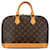 Brown Louis Vuitton Monogram Alma PM Handbag Leather  ref.1390168