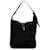 Black Hermès Toile Marwari PM Shoulder Bag Leather  ref.1390203