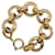 Chanel Vintage Gold Metall Kristalle Ring Kettenglied Armband Golden  ref.1390287