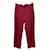 ELLERY Pantalon T.FR 36 Polyester Rouge  ref.1390320