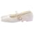 CHANEL  Ballet flats T.EU 38 Cloth White  ref.1390359
