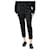 Gucci Pantalon noir à revers - taille M  ref.1390409