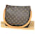 Louis Vuitton Looping MM Marrom Lona  ref.1390431