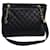 Chanel Matelassé Preto Couro  ref.1390669