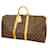 Louis Vuitton Keepall 50 Braun Leinwand  ref.1390832