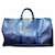 Louis Vuitton Keepall 55 Blau Leder  ref.1390836