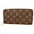 Louis Vuitton Portefeuille zippy Brown Cloth  ref.1390843