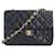 Timeless Chanel intemporal Azul marinho Couro  ref.1390908