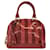 Louis Vuitton Monograma rojo Vernis Rayures Alma BB Roja Cuero Charol  ref.1390941