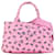 Prada Borsa a tracolla rosa Canapa con logo St. Elephant Tela Panno  ref.1390996