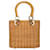 Salvatore Ferragamo Ferragamo Brown Rattan Gancini Basket Bag Beige  ref.1391000