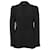 Versace – Gefütterter Blazer aus schwarzer Wolle  ref.1391035
