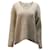 Acne Studios Deborah Knit Sweater in Beige Wool Brown  ref.1391044
